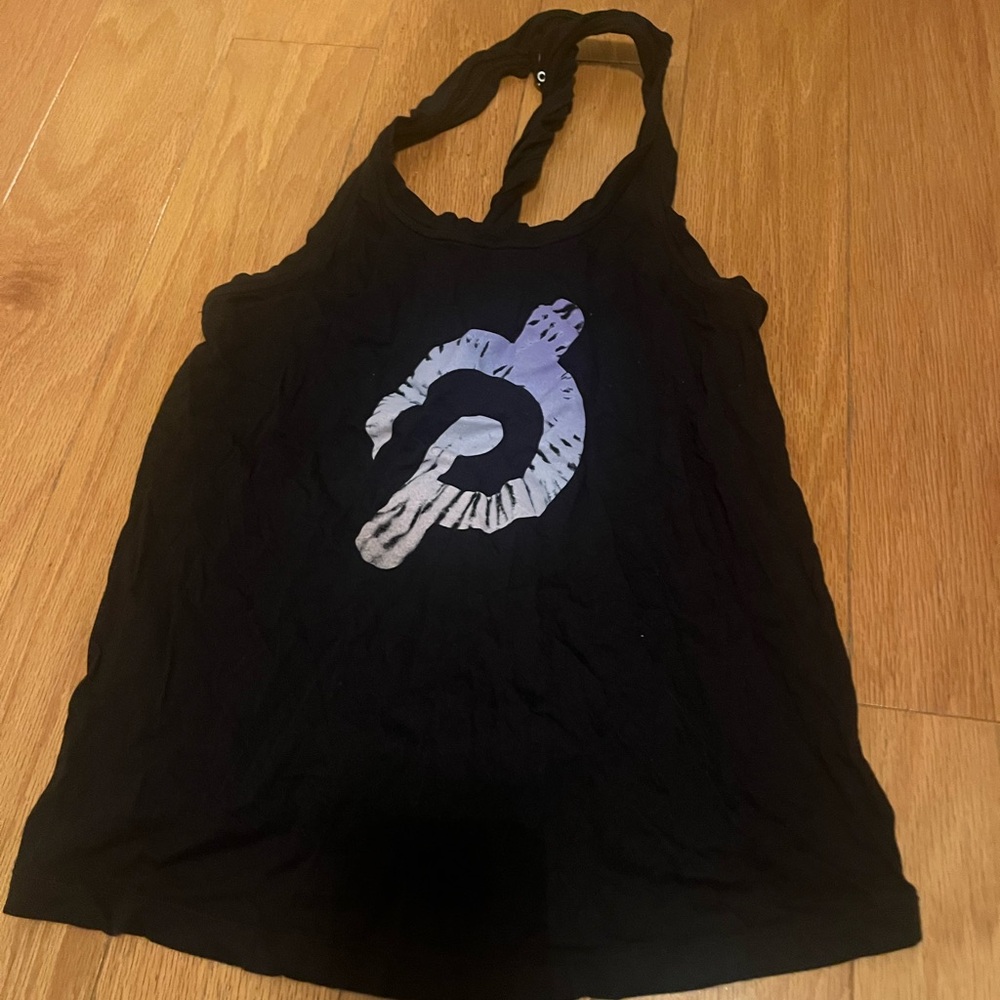 Peloton Black Tank Top with White Logo